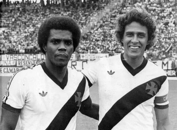 Cludio Ado e Roberto Dinamite