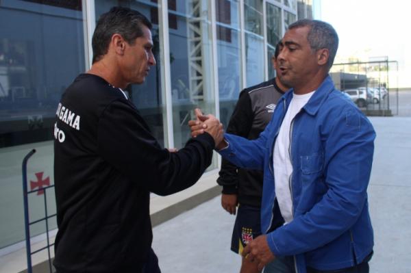 Jorginho e Romrio se reencontraram na Colina