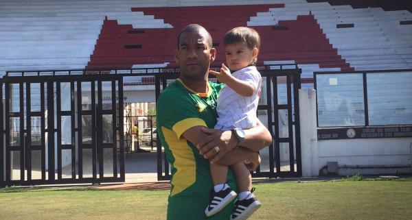 Rodrigo recebeu a visita do filho Caio na Colina