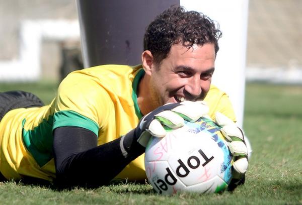 Martn sorridente em treinamento nesta semana