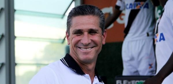 Tcnico Jorginho  s alegria nesta temporada no comando do Vasco