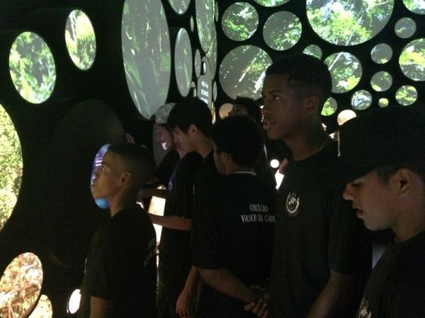 Vascanos visitaram exposio no Museu do Amanh