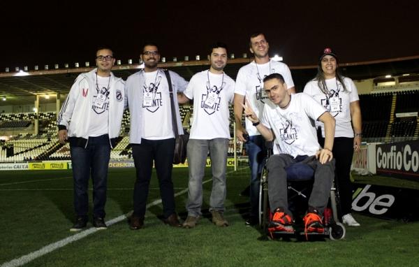Gigantes conheceram o gramado de So Janurio antes da partida
