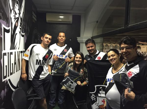 Gigantes assistiram ao jogo do camarote