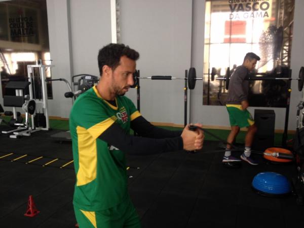 Nen realizando atividade no CAPRRES