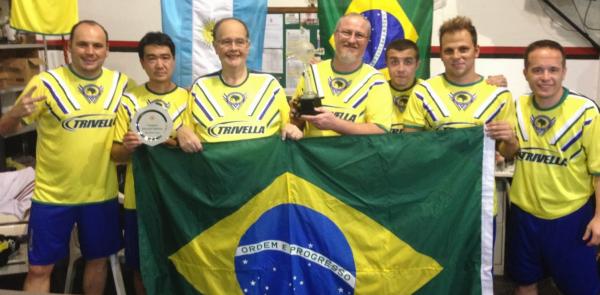 Sulamericano 2013, com Marcelo Lages e Igor Monteiro.