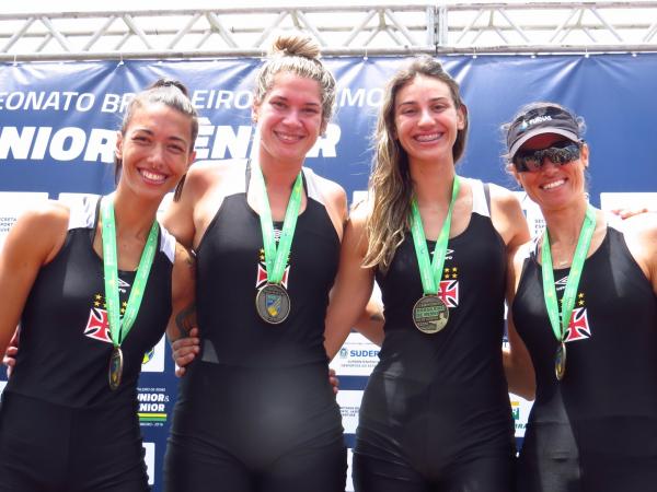 Quarteto cruzmaltino brilhou no four skiff feminino Senior A