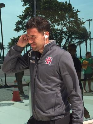 Martn Silva na chegada do Vasco ao Rio de Janeiro