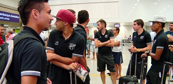 O Cear desembarcou no Rio de Janeiro na noite desta sexta-feira