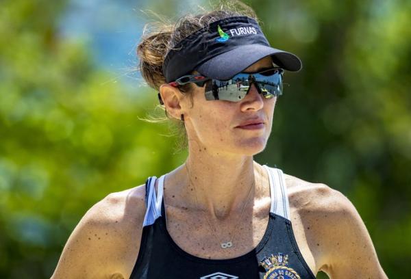 Fabiana Beltrame foi a primeira remadora do pas a competir em uma Olimpada, em 2004