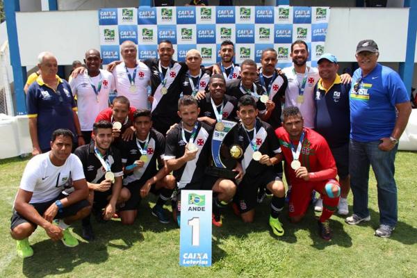 Vasco se sagrou tricampeo brasileiro de Futebol Paralmpico