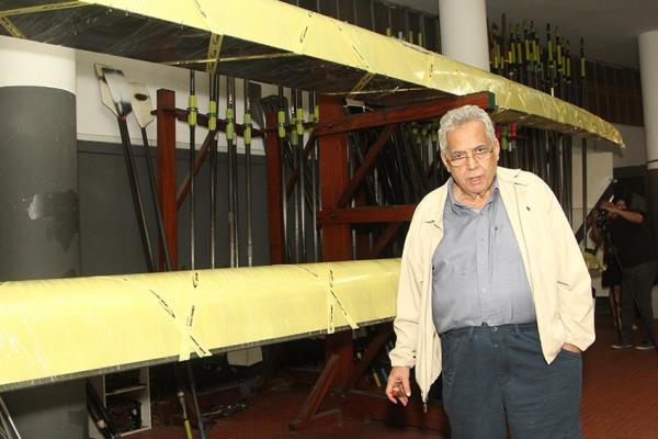 Presidente Eurico Miranda acompanhou a chegada da nova flotilha