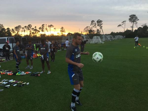 Marcelo Mattos durante atividade desta quarta-feira (18/01), em Orlando