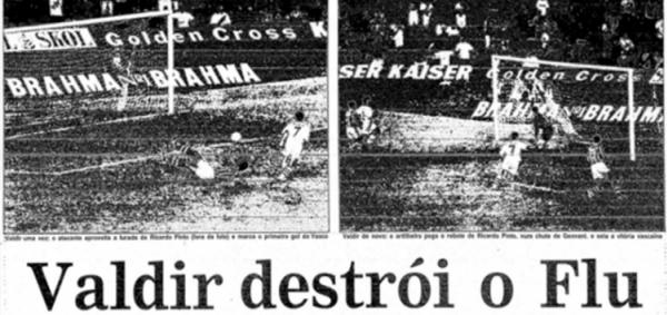 dolo Valdir Bigode brilhou no primeiro jogo da final de 1993