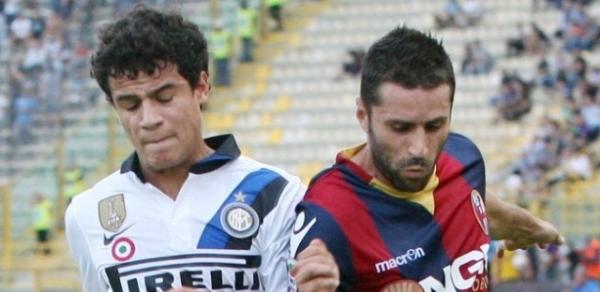 Phillipe Coutinho (esquerda) quando ainda atuava pela Inter de Milo