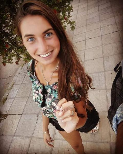 Virginia, namorada de Palacios, deu sorte ao Vasco