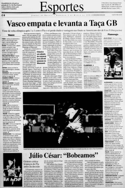 Jornal do Brasil - 02/03/2003