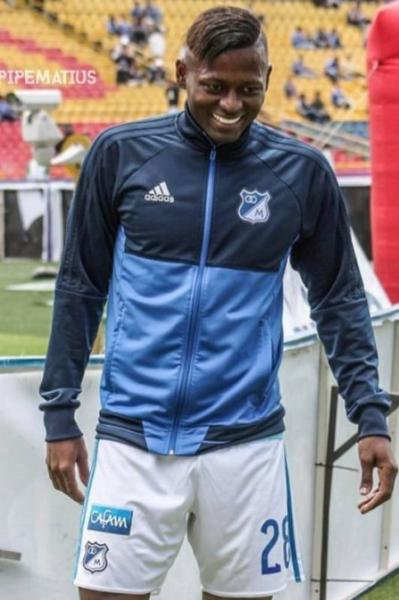 Riascos voltou a jogar futebol pelo Millionarios, da Colmbia