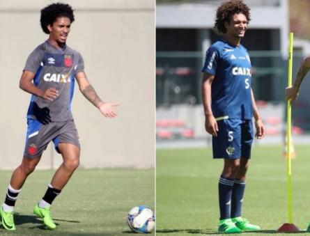 Douglas Luiz e Willian Aro