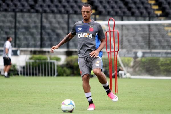 Luis Fabiano em treino do Vasco em So Janurio