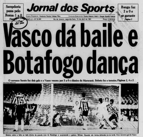 Jornal dos Sports - 15/04/1991