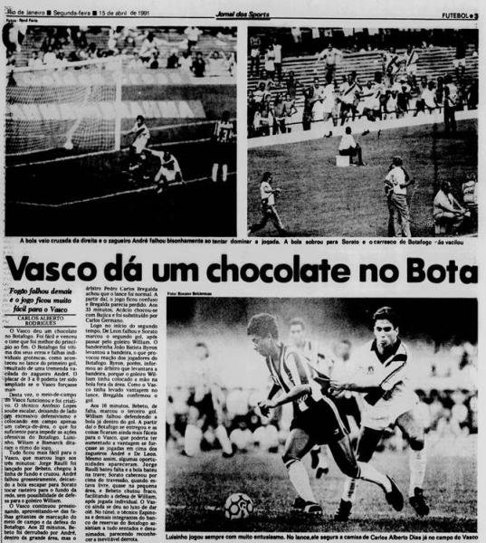 Jornal dos Sports - 15/04/1991