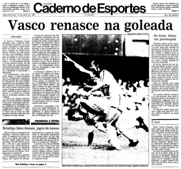 O Globo - 15/04/1991