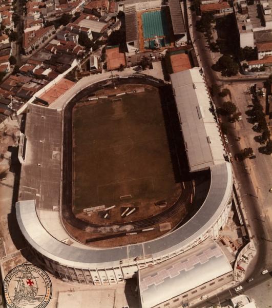 Em 1984, estdio de So Janurio 