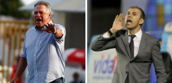 Abel Braga e Milton Mendes