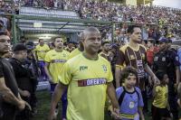 Estádio em Parauapebas teve recorde de público com a presença da seleção master: 6 mil pessoas