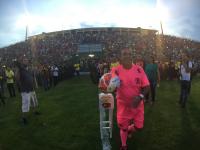 Margarida entra em campo