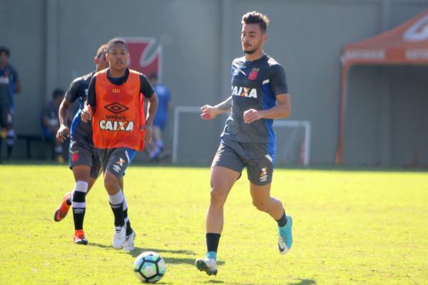 Bruno Cosendey durante treino desta manhã na Colina