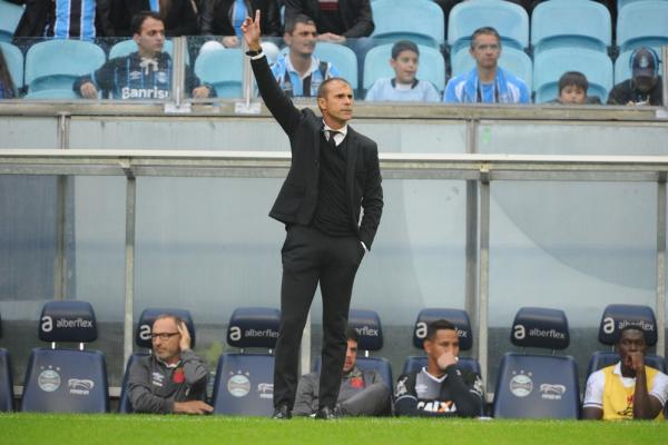 Milton Mendes durante Grêmio x Vasco