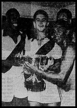 Jogadores vascaínos comemoram a conquista