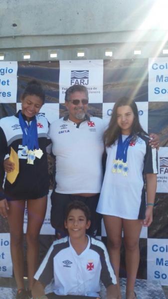 Uini Veiga, Tecnico Ricardo Ratto, Maria Rita e Joao Pedro Ratto