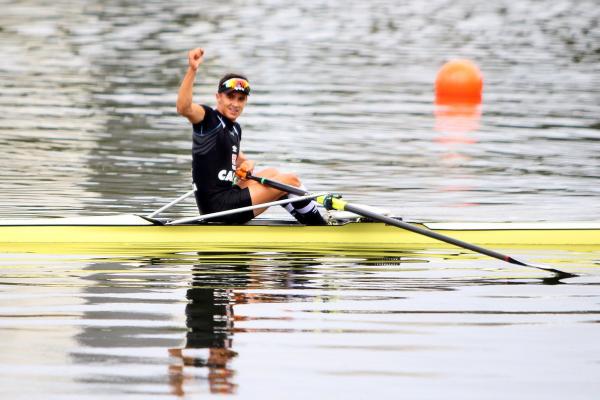 Alexis Lopez conquistou o ouro no Single Skiff sub-23