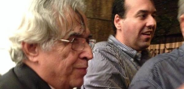 Eurico Miranda na sada da reunio do Conselho Deliberativo do Vasco