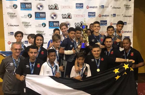 O Vasco se sagrou campeão carioca sub-13 Série Prata (Sub-12)