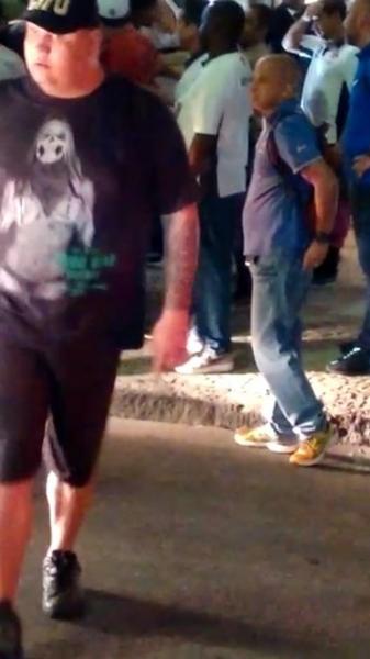 Savio na noite da agressão ao jogador do Vasco