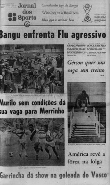 Capa do Jornal dos Sports