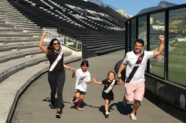 Henrique visitou São Januário junto com sua família