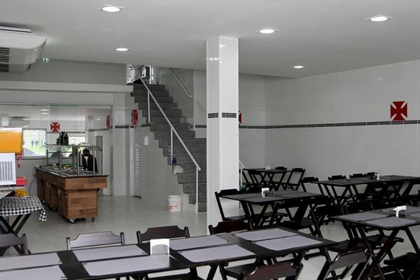 Restaurante do futebol profissional