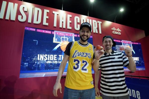 Giovanonni e Fulvio se divertem