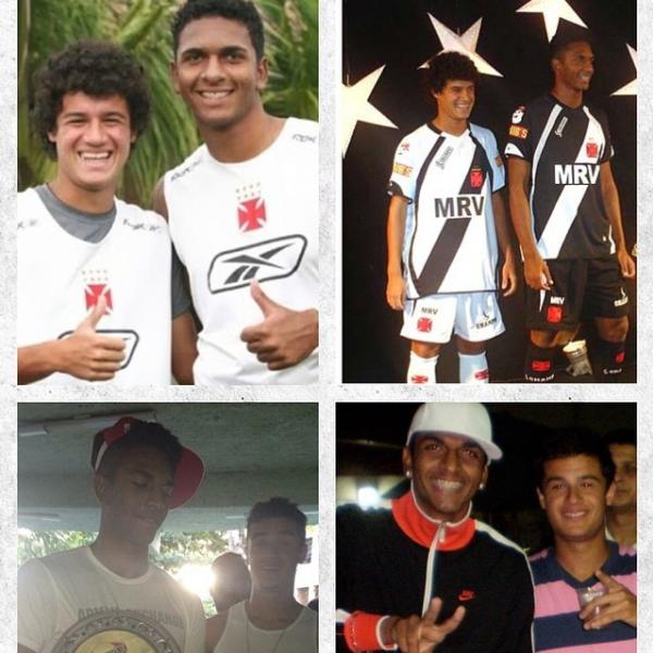 Willen foi formado na base do Vasco junto com Coutinho