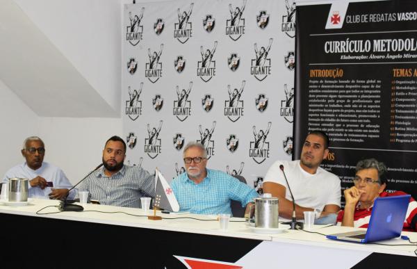 Superintendente de futebol Isaías Tinoco, coordenador científico Carlos Herdy, vice-presidente do departamento infanto-juvenil José Mourão, diretor geral das categorias de base Álvaro Miranda e supervisor de futebol Nilson Gonçalves