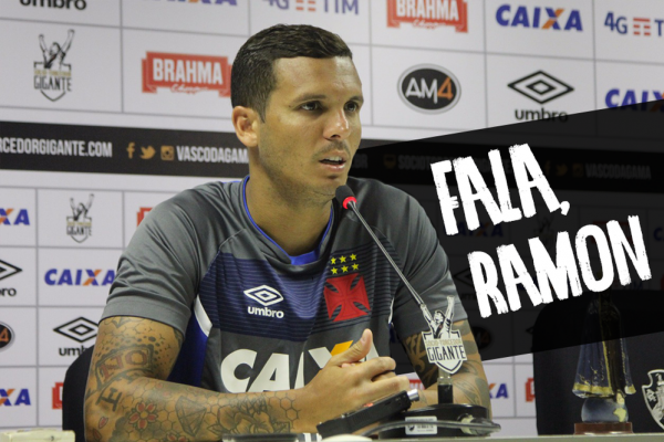 Nesta quinta-feira, Ramon concedeu coletiva em São Januário