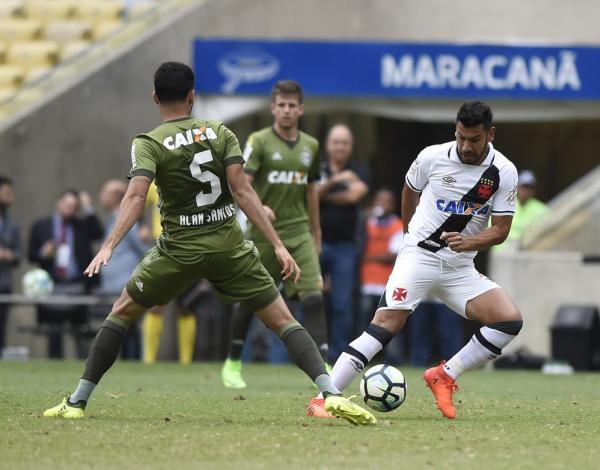 Andrés Ríos durante o Vasco x Coritiba