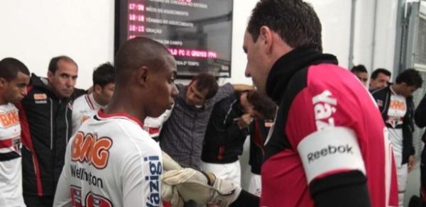 Wellington e Rogério Ceni no São Paulo