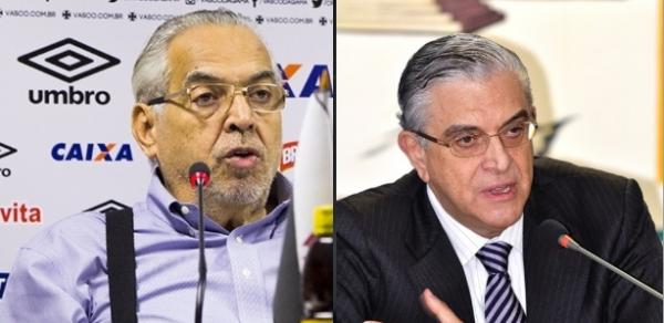 Eurico Miranda e Mario Celso Petraglia