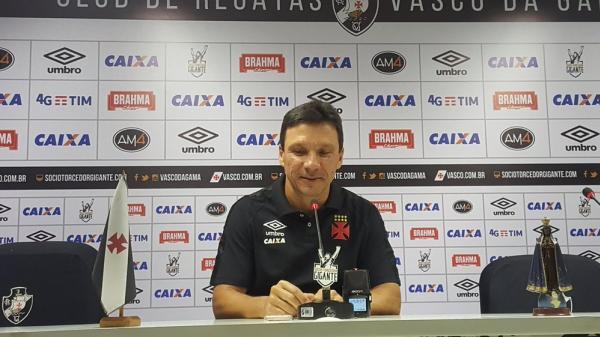 Zé Ricardo deu entrevista coletiva no Vasco na tarde desta sexta-feira